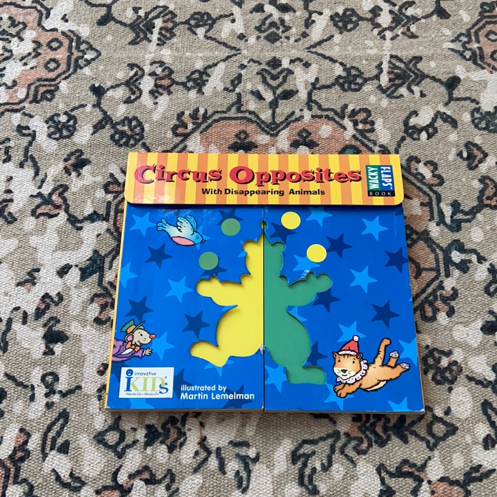 “Circus Opposites” flap book